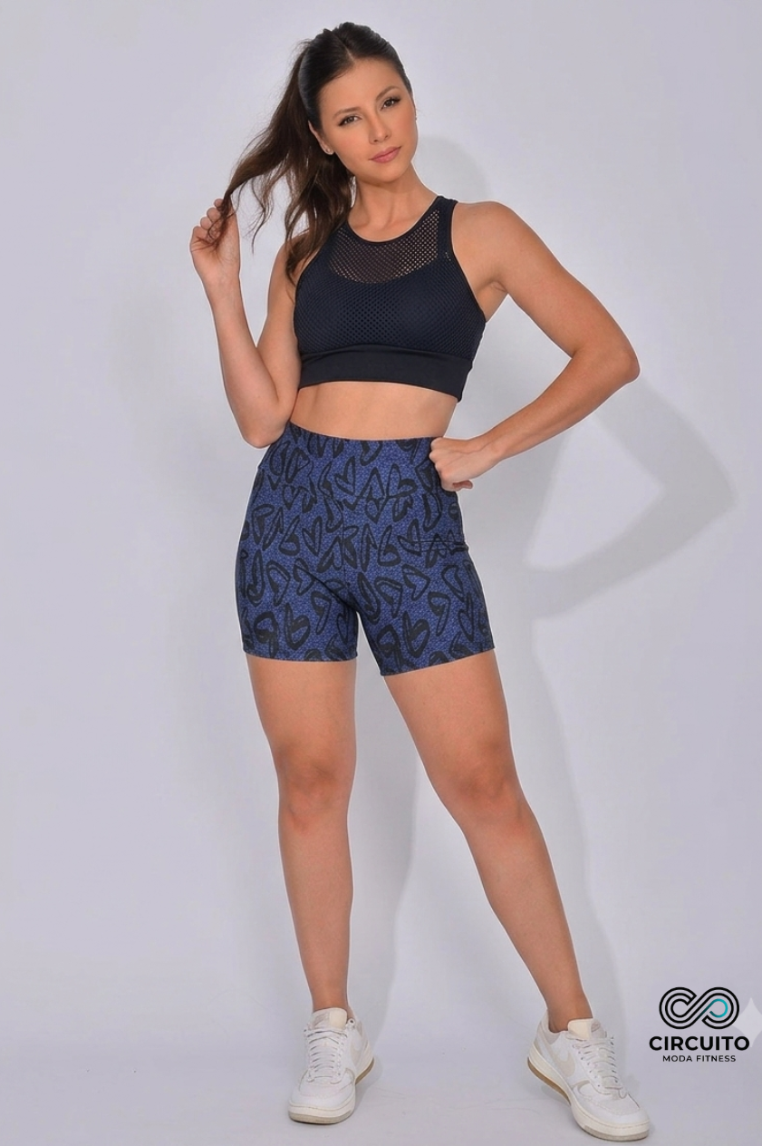 Conjunto Jacquard — Shorts + Top